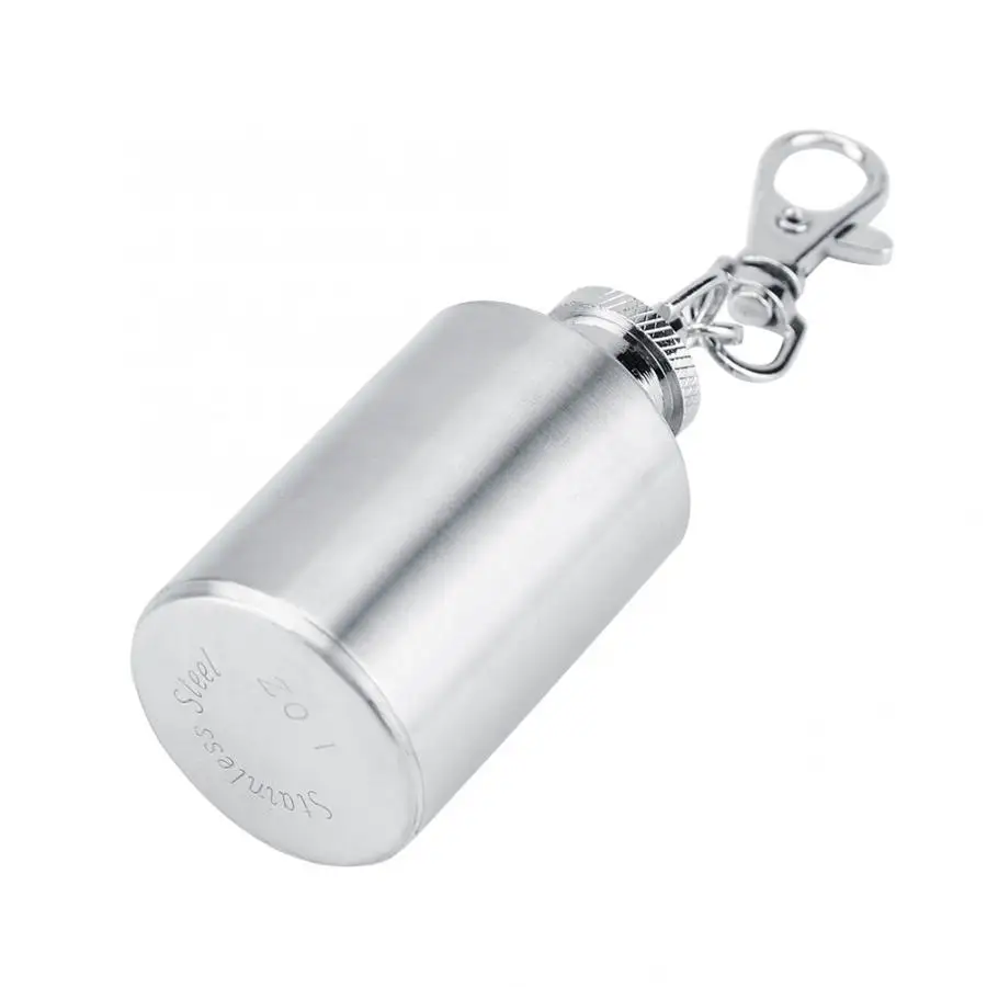 Алкогольная фляжка из нержавеющей стали 1 унции/30 мл элегантная мини-бутылка