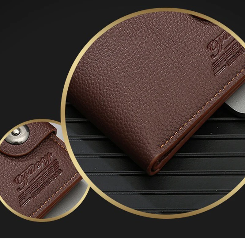 

Men Watches High Quality Quartz Wrist Watch with Folding Clasp Leather Wallet Gift Set for Men Boyfriend Dad Father's day Gifts