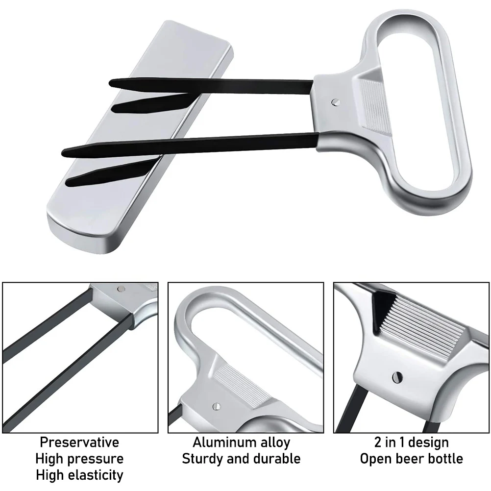 Пробка Съемник вина открывашка для пивных бутылок двухзубчатый пробковый