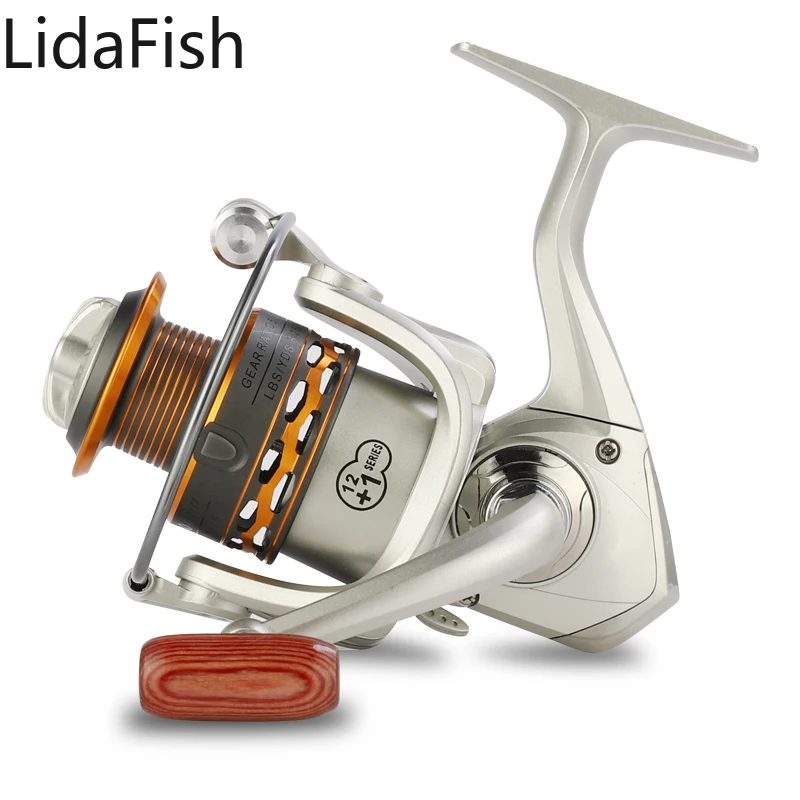 Lidafish 2021NEW Fishing Reel 1000 -7000 5.2:1 High Speed  Spinning Reel 8KG Drag With Spare Spool Saltwater Reel  For Fishing enlarge