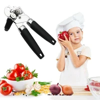 stainless steel cans opener tin professional manual can opener cut manual corkscrew kitchen cutter handle grip can opener