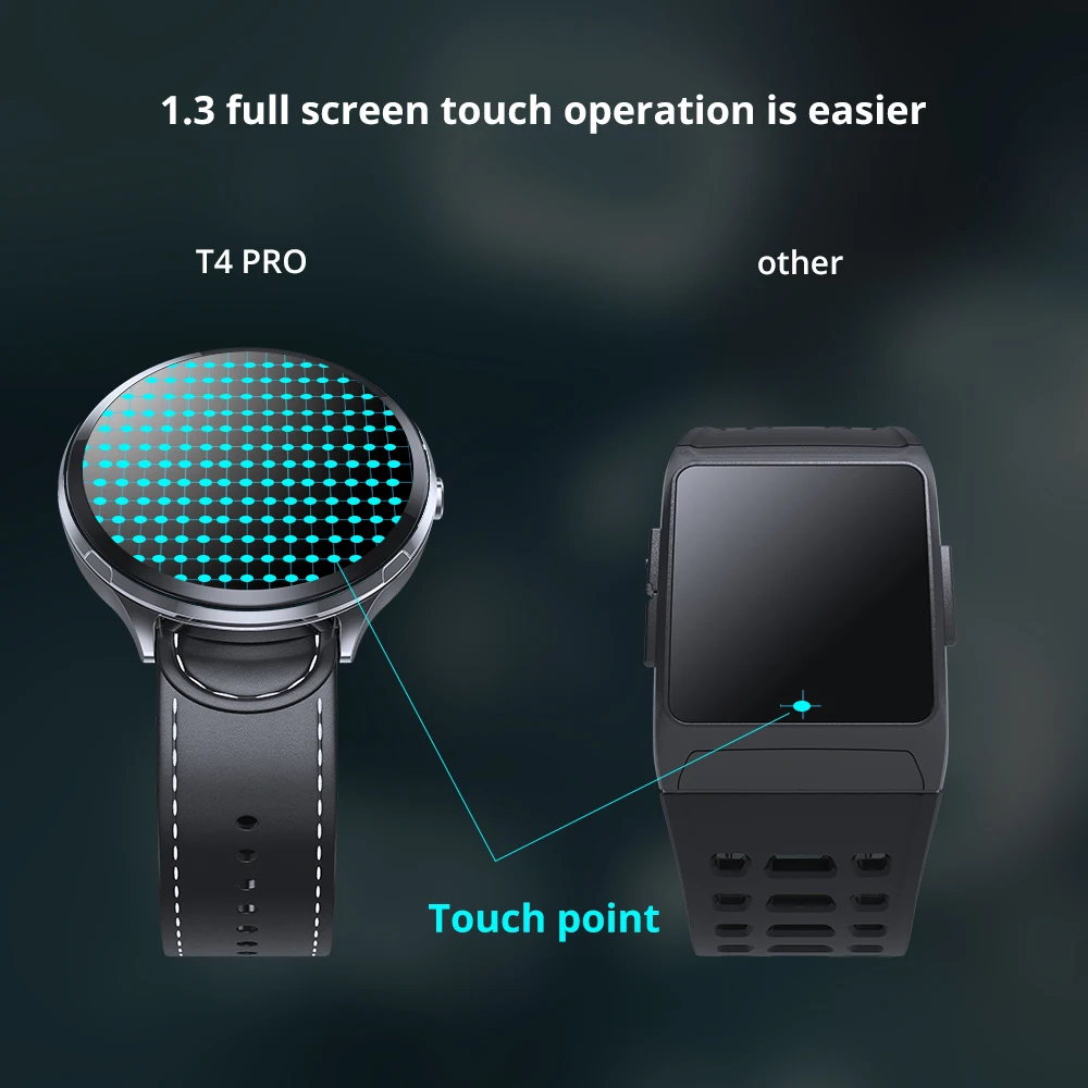 Мужские Смарт часы Makibes T4 pro модные водонепроницаемые умные с упрочненным стеклом