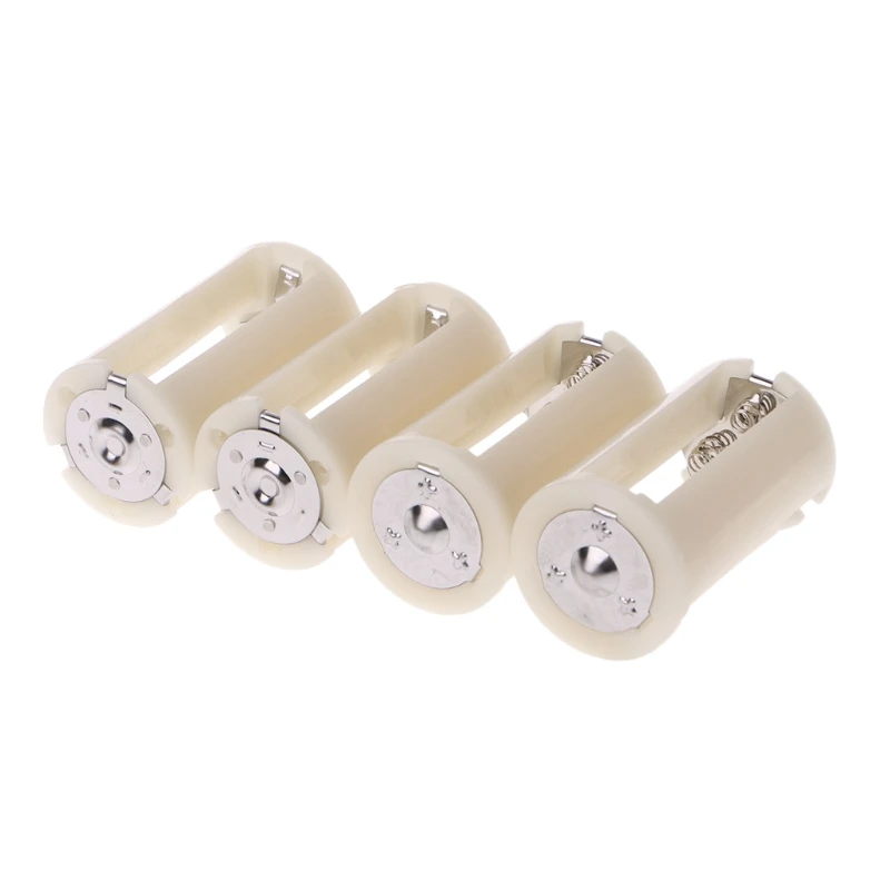

4PCS 3 AA To D Size Battery Holder Converter Adapter Switcher Plastic Case Box