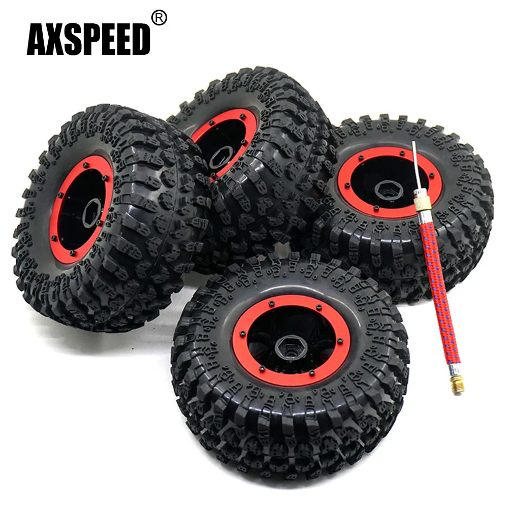 Воздушная система AXSPEED 4 шт. 2 дюйма надувные шины бусины гусеничные колеса + диски