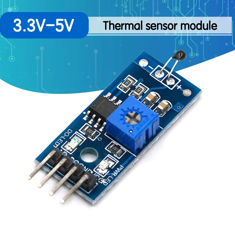 Модуль датчика температуры термистора модуль термодатчики делают цифровой