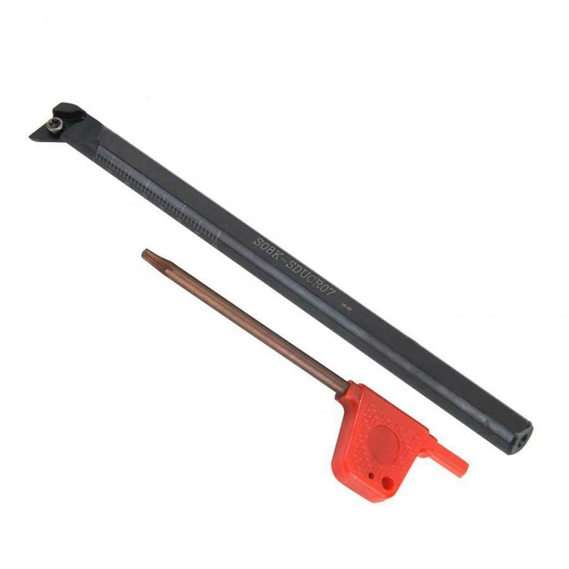 S08K-SDUCR07 хвостовик токарный станок инструмент держатель расточной штанги для DCMT0702