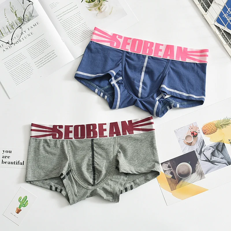 SEOBEAN мужские хлопковые боксеры нижнее белье neopreno hombre сексуальное стрейч пижама