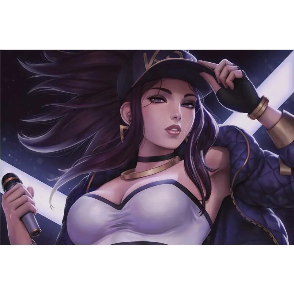 Алмазная живопись LOL 5D набор для творчества hero KDA singer искусство вышивка крестиком полная квадратная круглая алмазная вышивка мозаика украшение комнаты