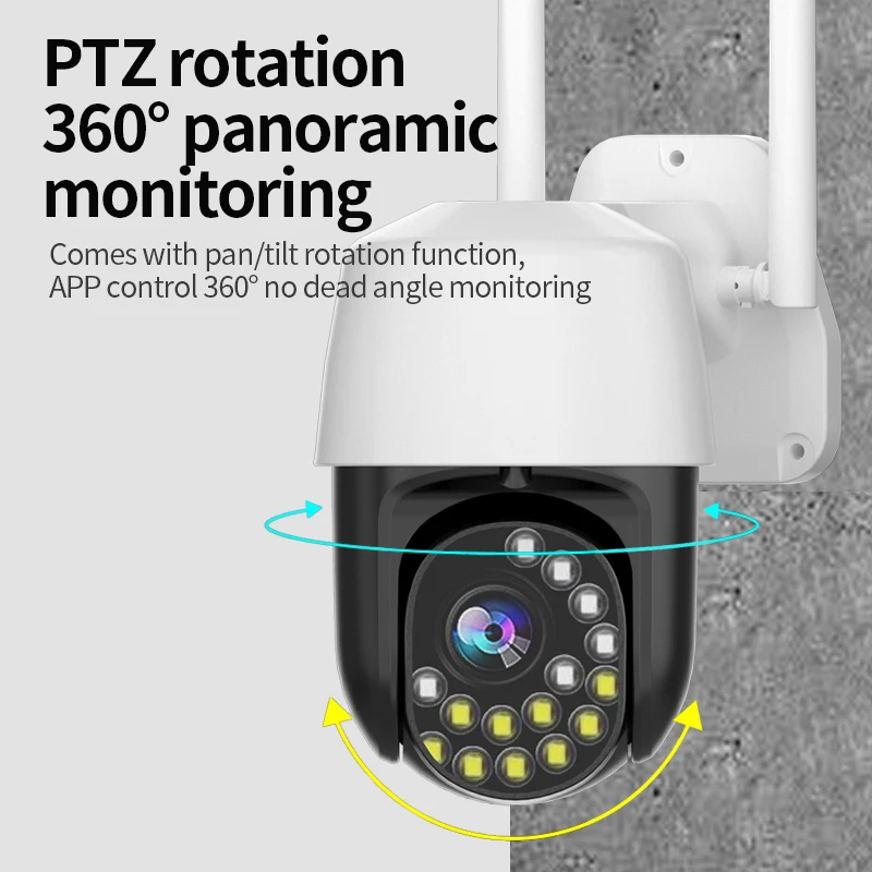 WIFI Camera Outdoor PTZ IP 1080P Wireless Speed Dome CCTV Detection Security Cameras IR Home Surveilance | Безопасность и защита