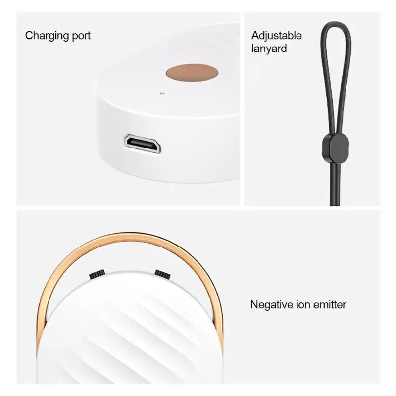 Модное персональное носимое ожерелье для очистителя воздуха мини портативный