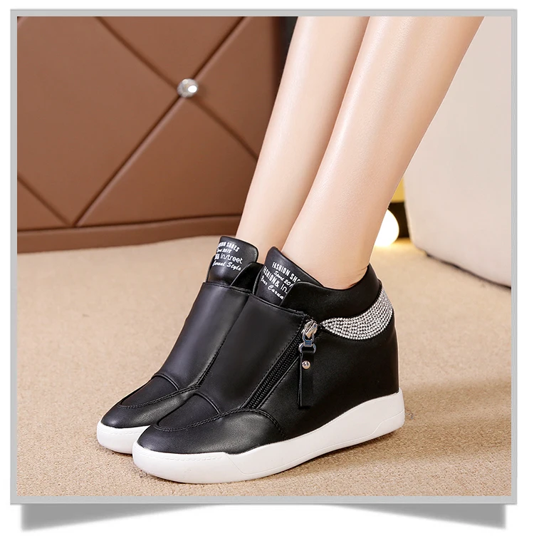 New winter fashion Boots wedges shoes Woman Crystal platform Shoes Woman Sneakers Woman Casual Platform high heels women boot