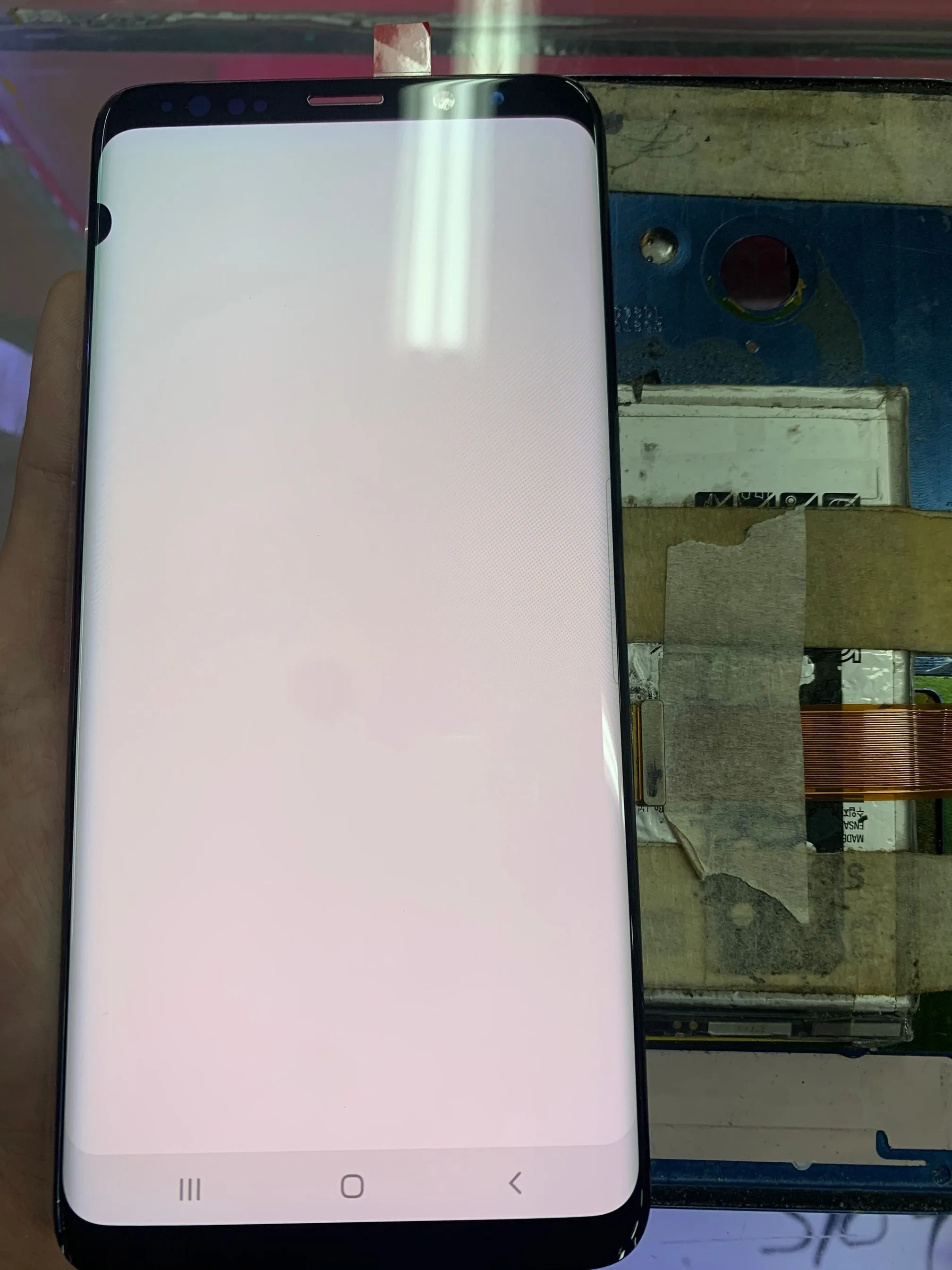 Оригинальный ЖК-дисплей AMOLED для SAMSUNG Galaxy S9 Plus сенсорный экран с цифровым