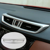 for nissan x trail xtrail t32 rogue 2014 2018 abs matte style middle air conditioning ac outlet vent cover trim sticker 1 pcs