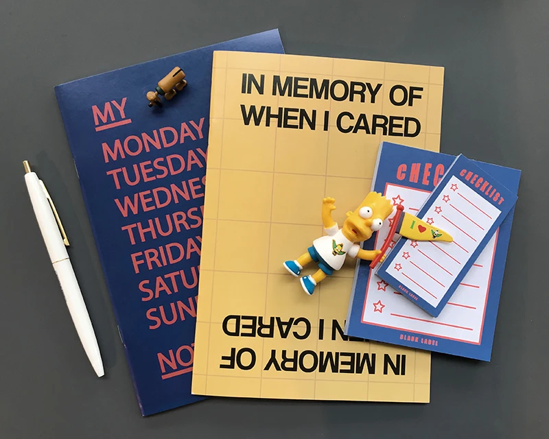 SIXONE INS простой милый стиль ежемесячное планирование еженедельное горизонтальная