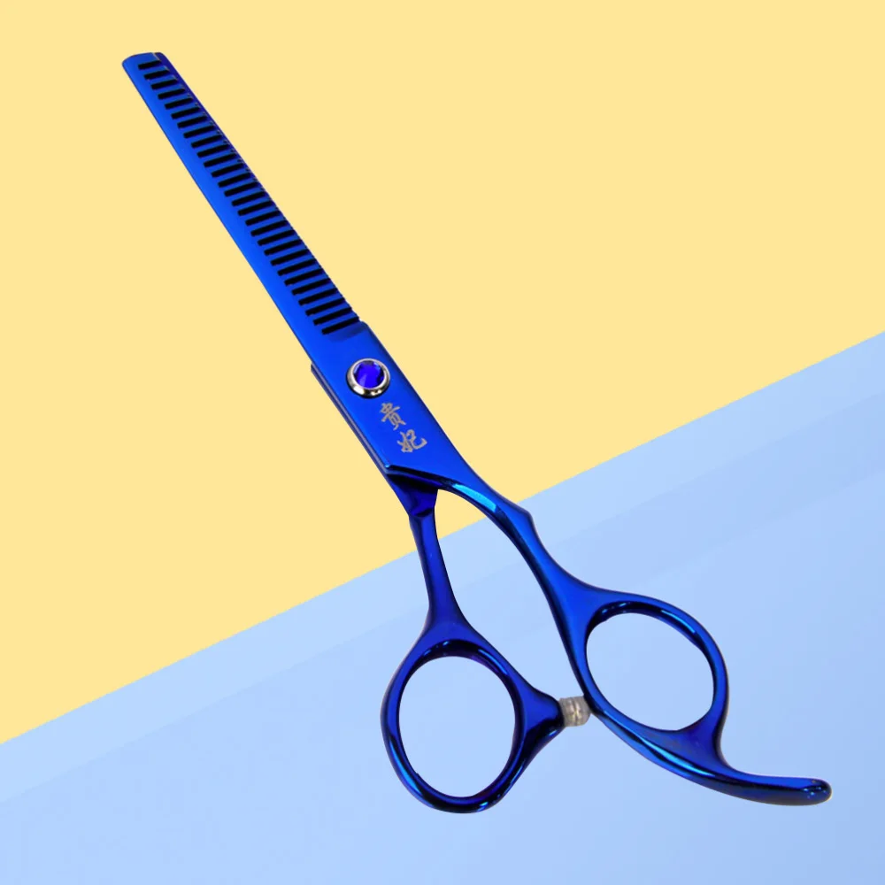 

1pc Hair Cutting Scissors Professional Barber Snips Tool Salon Hairdressing Scissors (Blue)