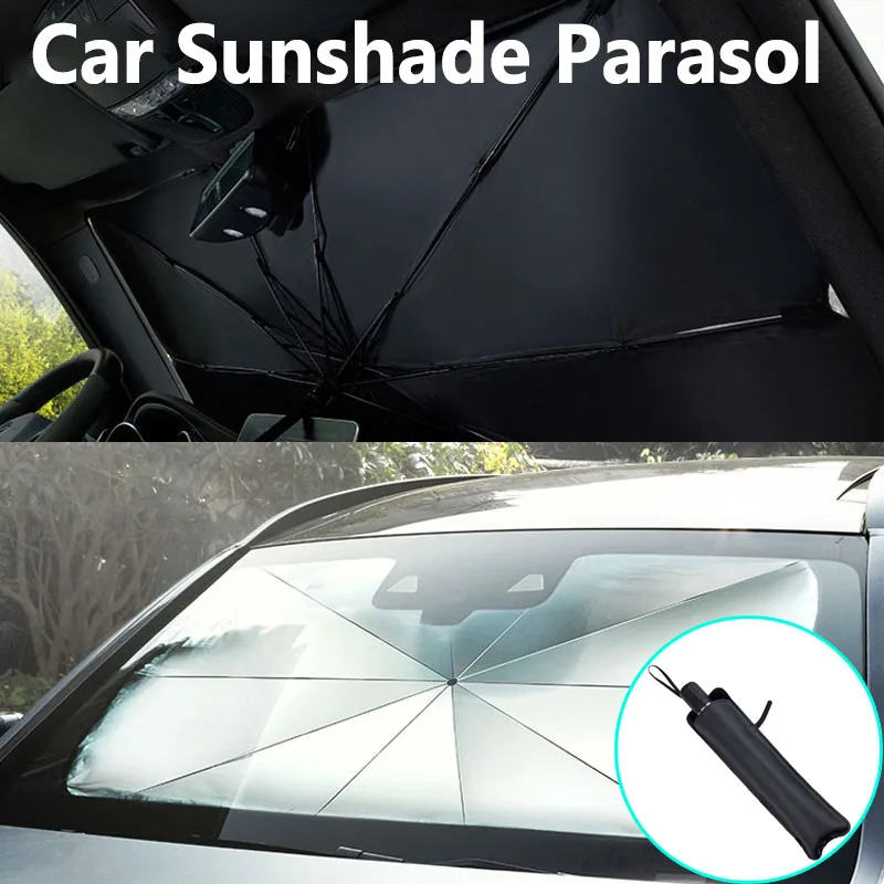 

Car Sun Shade Protector Parasol Auto Front Window Sunshade Covers Car Sun Protector Interior Windshield Protection Accessories