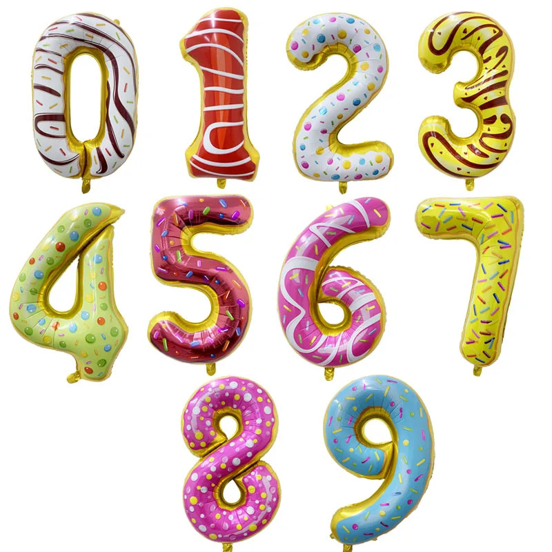 Воздушные шары из фольги в виде цифр 32 дюйма | Дом и сад