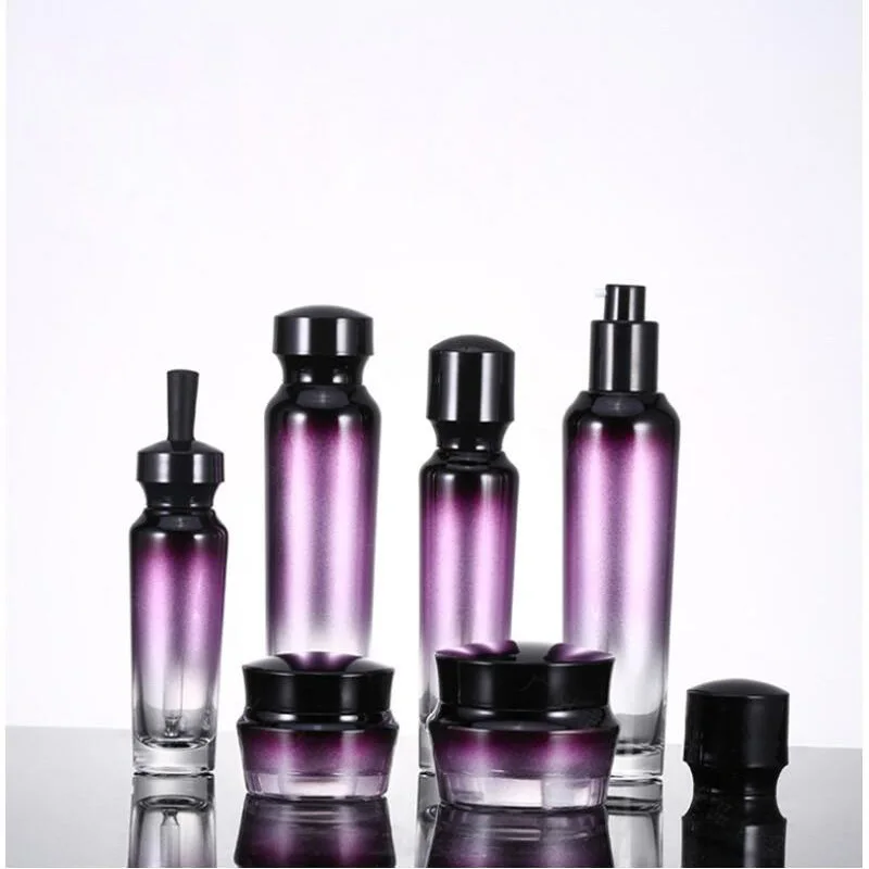 50pcs Wholesale Glass Lotion Cream Bottles Essential Oil Perfume Press Pump Bottle Jars Cosmetic Packaging Container | Дом и сад