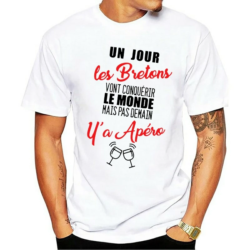 

T Shirt Bretons...mais Pas Demain y'a Apero