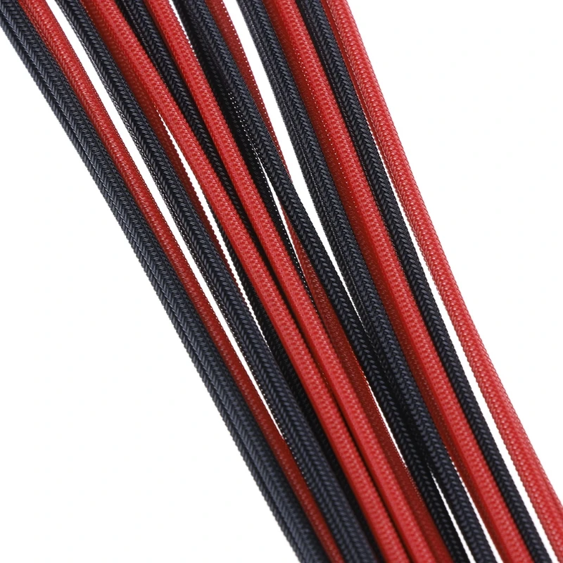 Высококачественный 24 контактный ATX EPS PSU черный и красный удлинитель с одним