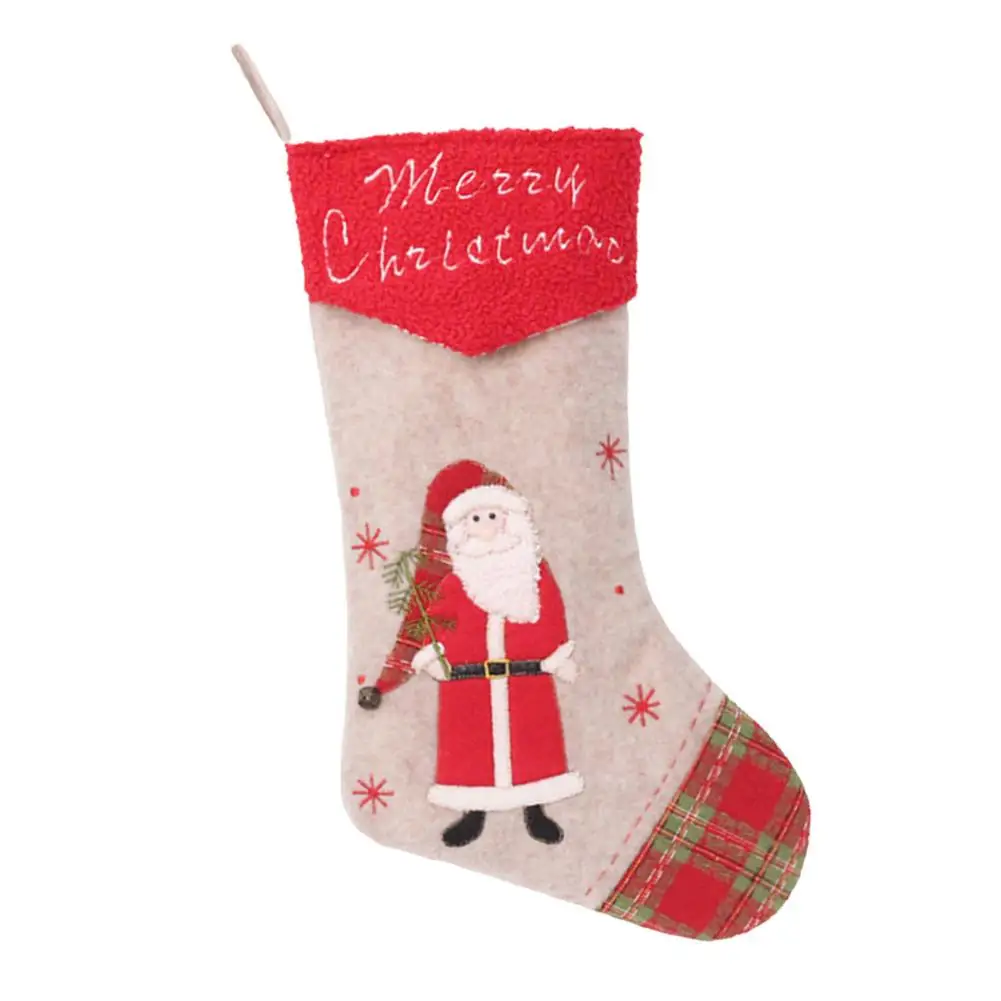 

Mix Color Christmas Stockings Knit Christmas Stockings Christmas Stuffed Candy Socks Bags With Ideal Christmas Gift 50cm /