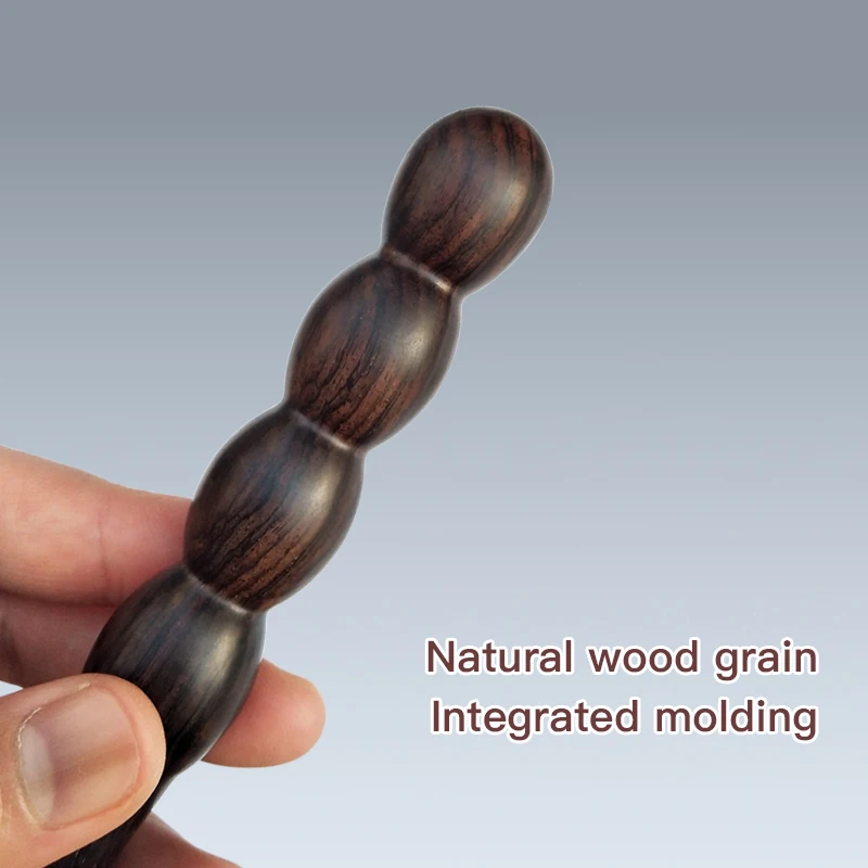 

Natural Ebony Body Foot Reflexology Massage Acupuncture Stick Back Hand Massage Foot Tendons Health Care Relax Relieve Fatigue