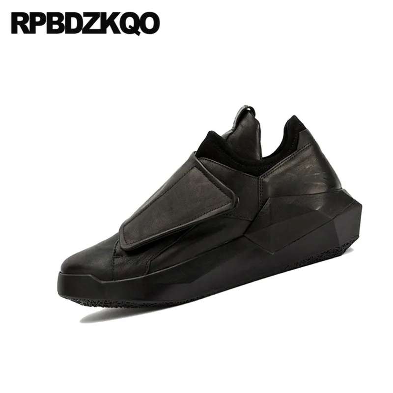 Кроссовки мужские из натуральной кожи на платформе белые в британском стиле |