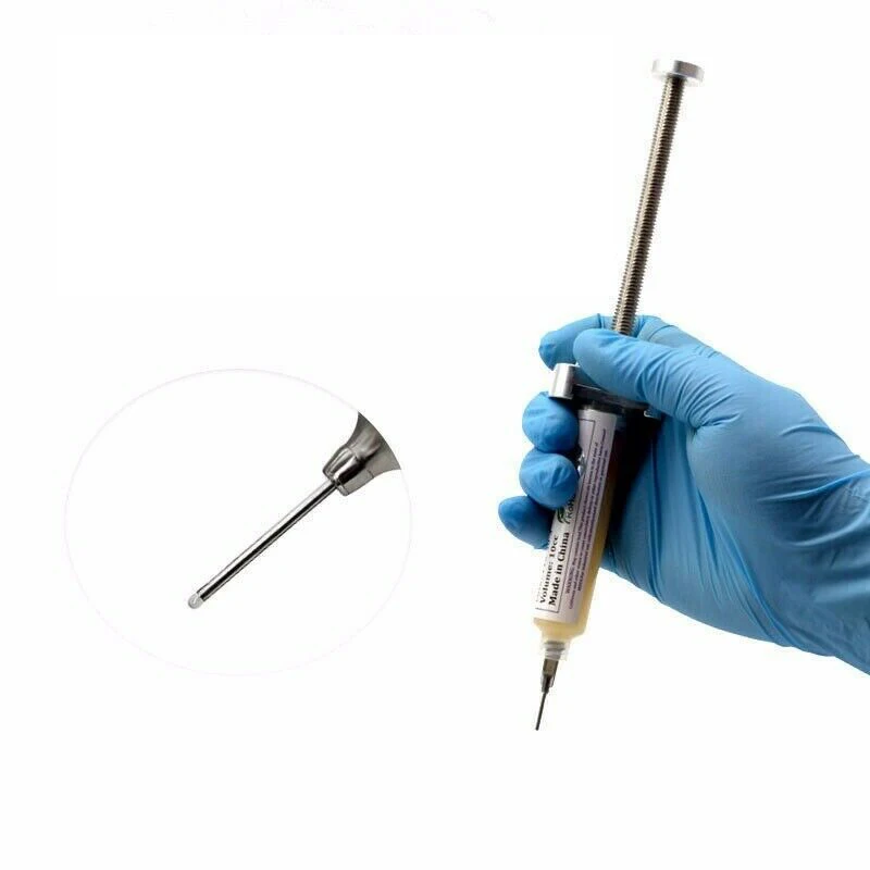 

Aluminum Alloy Rotary Solder Paste Booster UV Solder Mask Ink Welding Oil Needle Barrel Booster Propulsion Tools