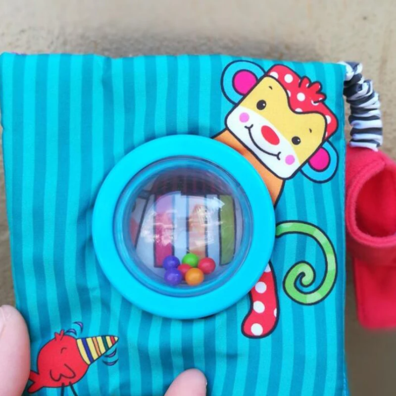 Newborn Cloth Book Crib High Quality Knowledge Around Multi-Touch Colorful Bed Bumper Baby Toys Infant Rattles | Игрушки и хобби