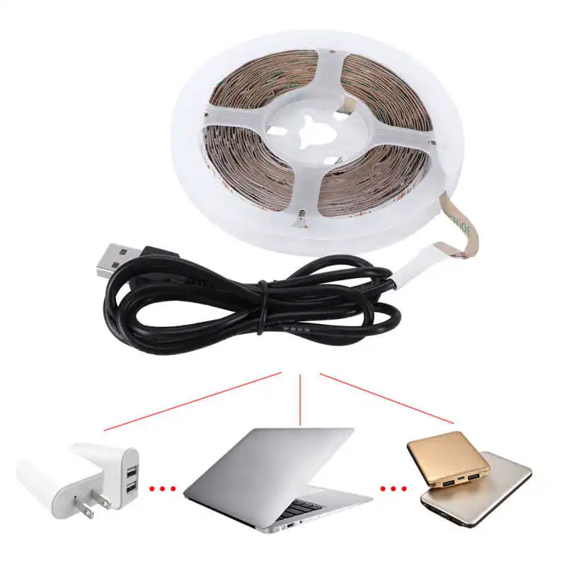 Светильник полосы светодиодный светильник лента самоклеящаяся питаемые через USB