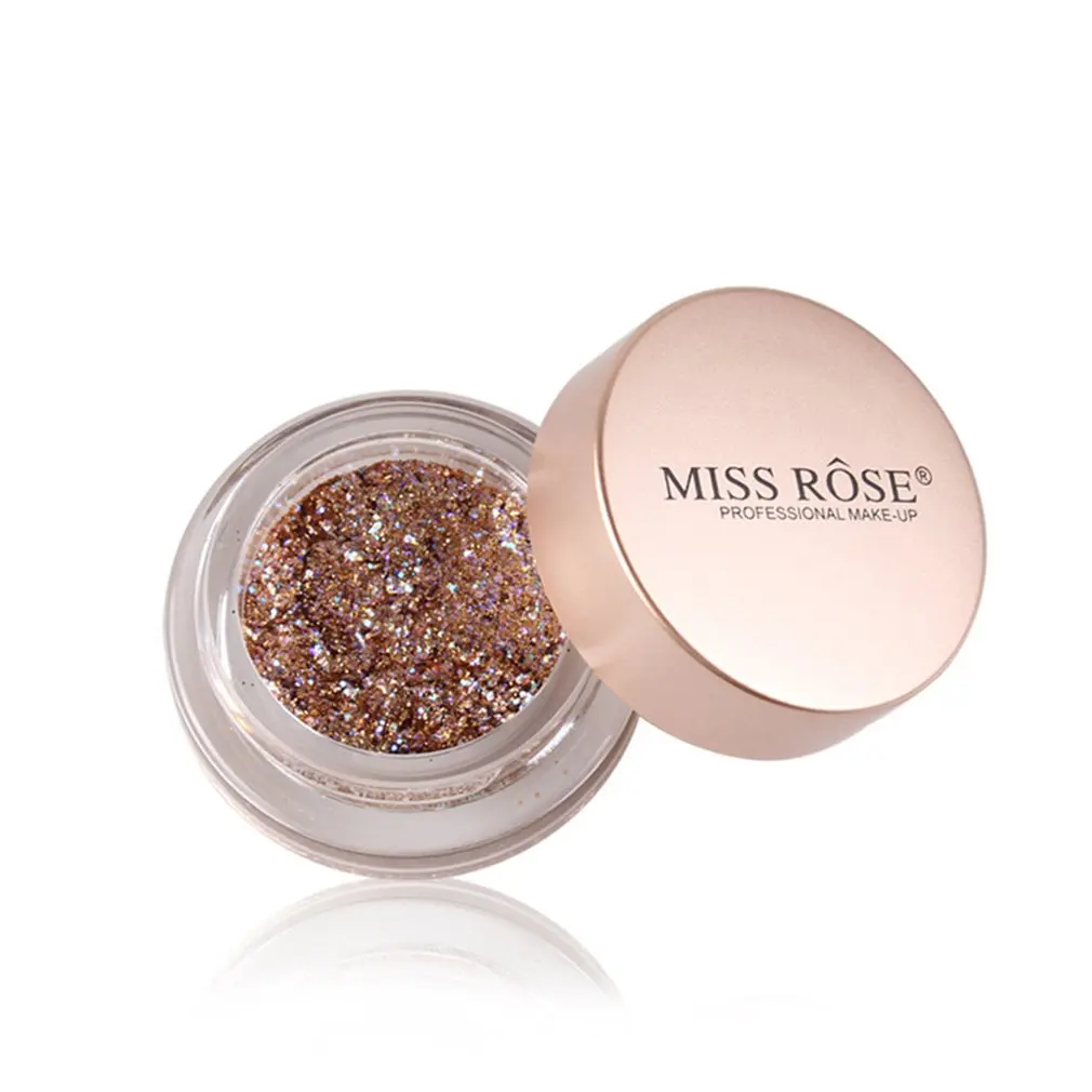 MISS ROSE тени для век Палитра алмазное мерцание блеск Пудра Тени Блестящие Блестки