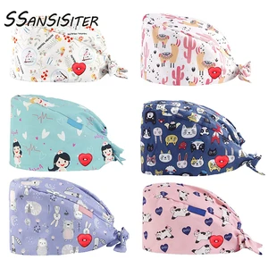 Шапка-ушанка Женская, ультратонкая, регулируемая, с мультяшным принтом