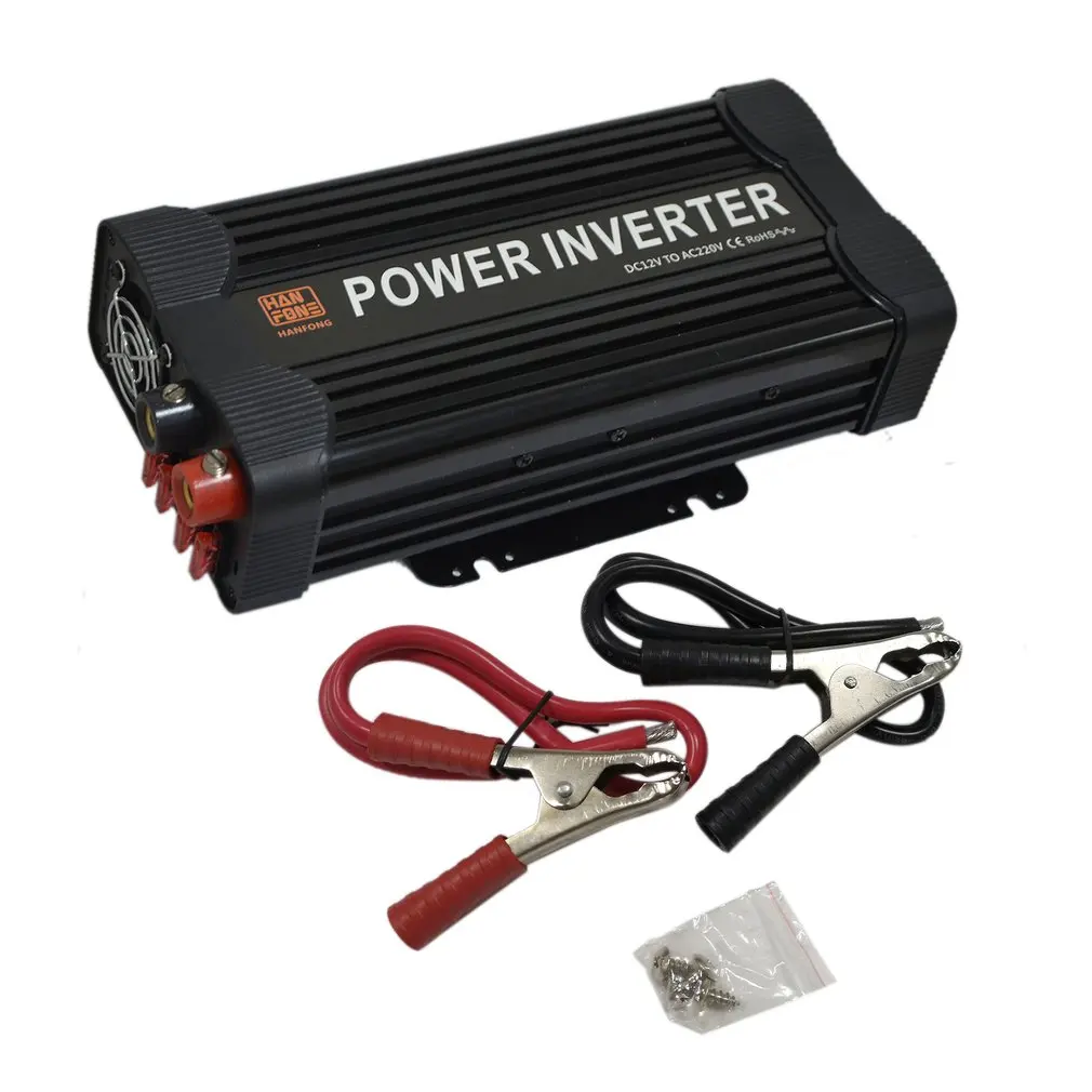 

XA1500 DC 12V To AC 220V Car Inverter Power Adapter Modified Sine Wave Car Voltage Adapter MCU Control Car Charger Easy Carrying