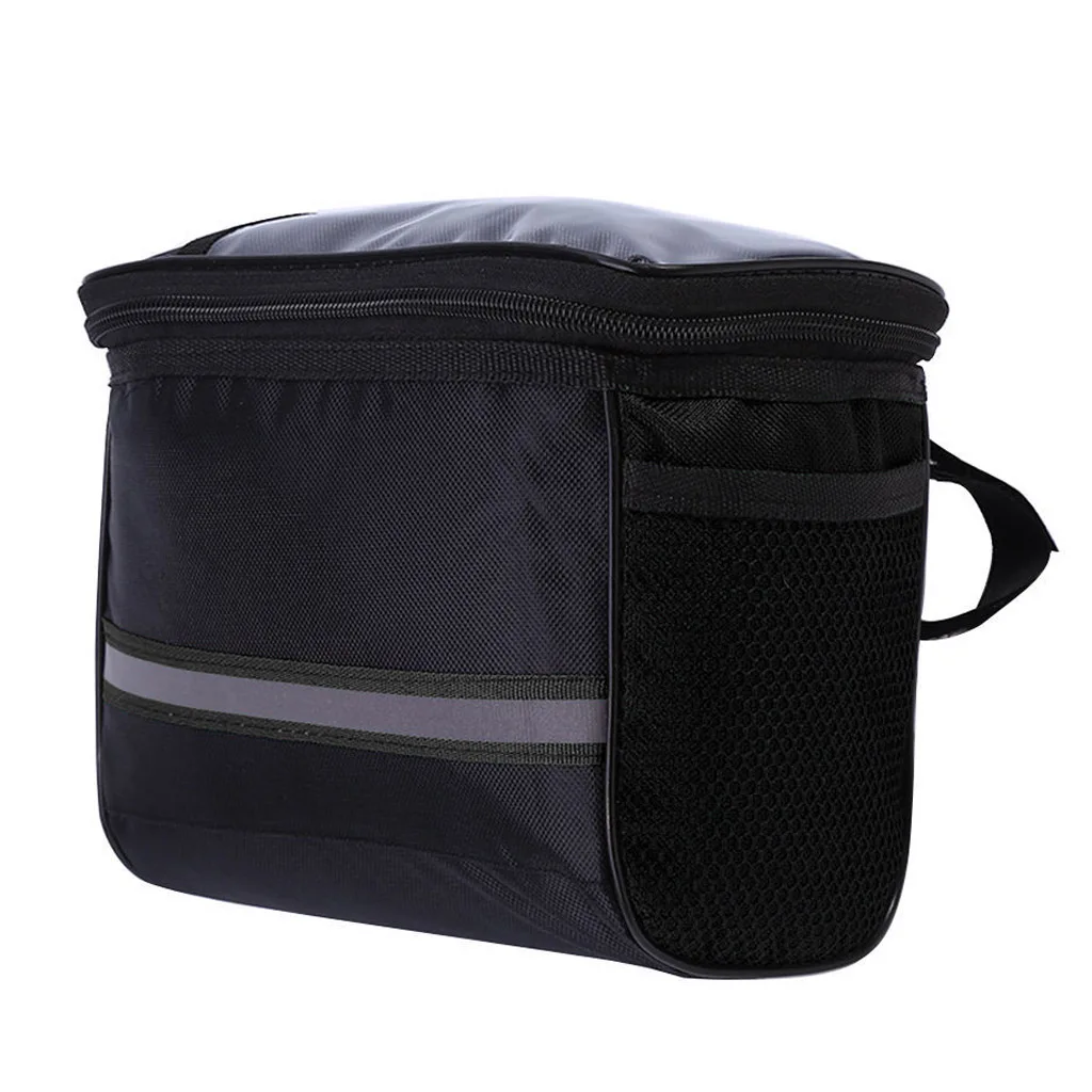 Mountain Bike Bag Handlebar Bicycle Front Basket Storage Outdoor Cycling Riding Pack MTB Accessories | Спорт и развлечения