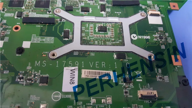 Оригинал для материнской платы ноутбука MSI GE70 с процессором I7 MS-17591 100% отлично