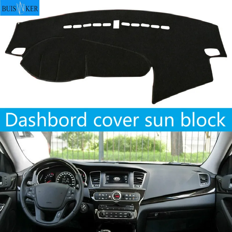 

Car Dashboard Cover For Kia Cadenza K7 2010 2011 2012 2013 2014 2015 2016 Dash Mat Pad Carpet Dashmat Sun Shade Pad Car Styling