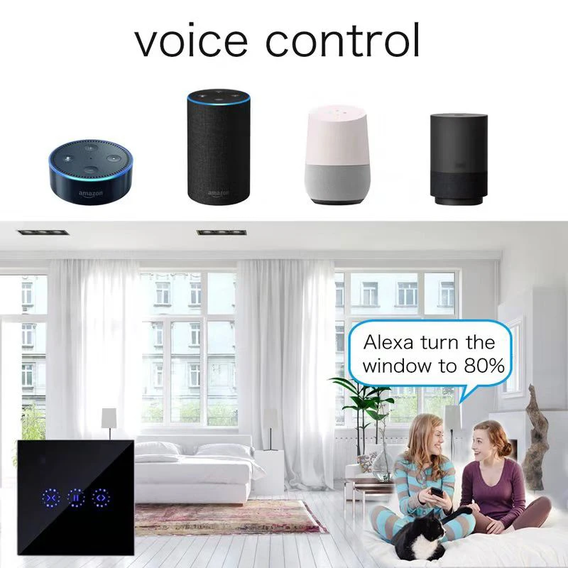 eWeLink EU US WiFi Curtain Blind Switch for Roller Shutter Electric motor Google Home Alexa Echo Voice Control DIY Smart | Электроника