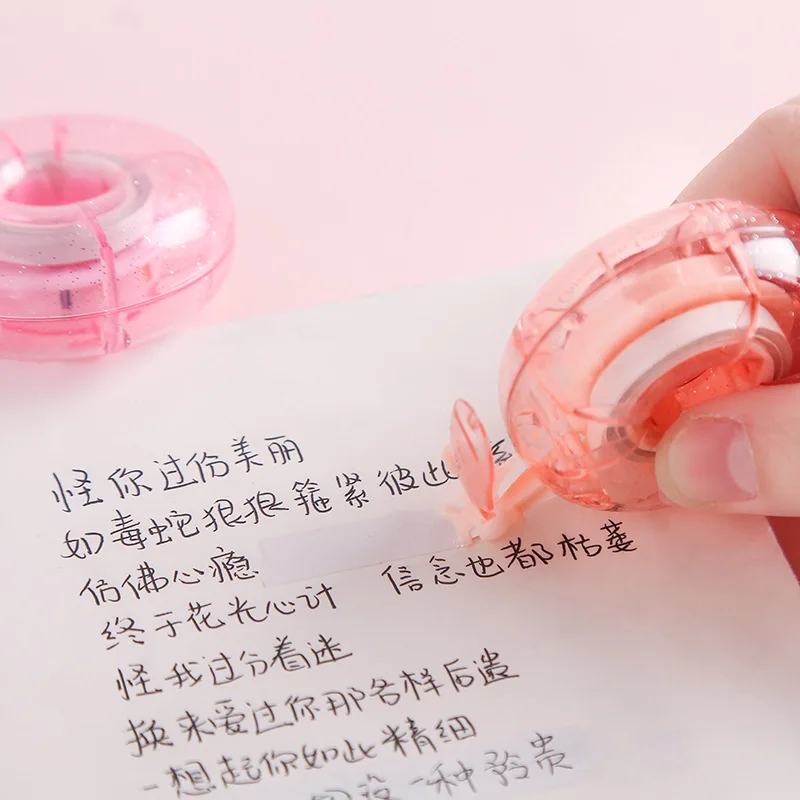 1 шт. Цветочные Цвета Круглая Корректирующая лента Материал escolar kawaii Канцтовары