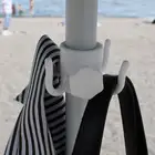 1 шт. пляжный крючок для зонта, подвесная застежка для кемпинга, 4 зубца для головного убора
