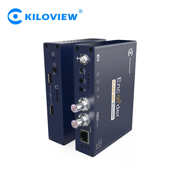 

Kiloview wired h.264 hd sdi to ndi hx RTMP SRT live streaming video encoder