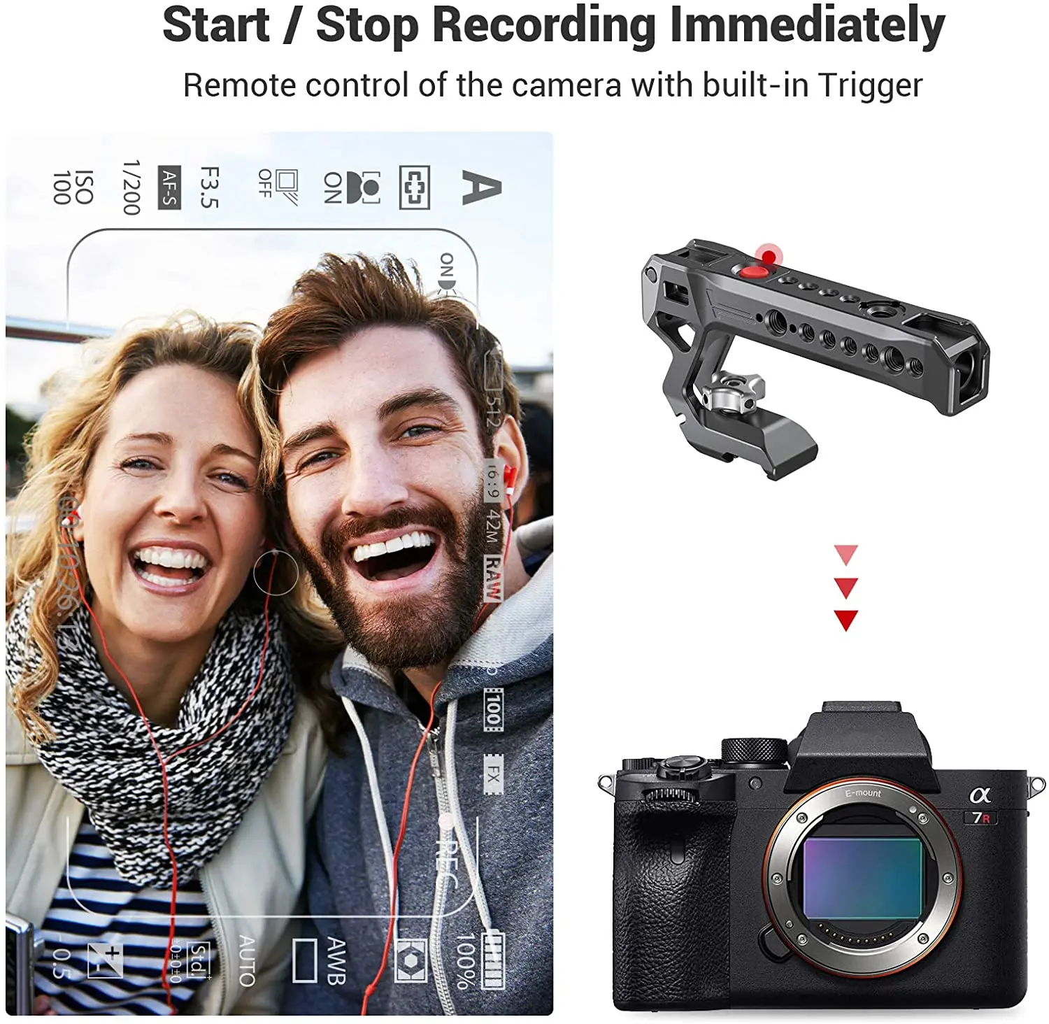 Камера SmallRig Sony A6400 с верхней ручкой и записью запуска/остановки дистанционный
