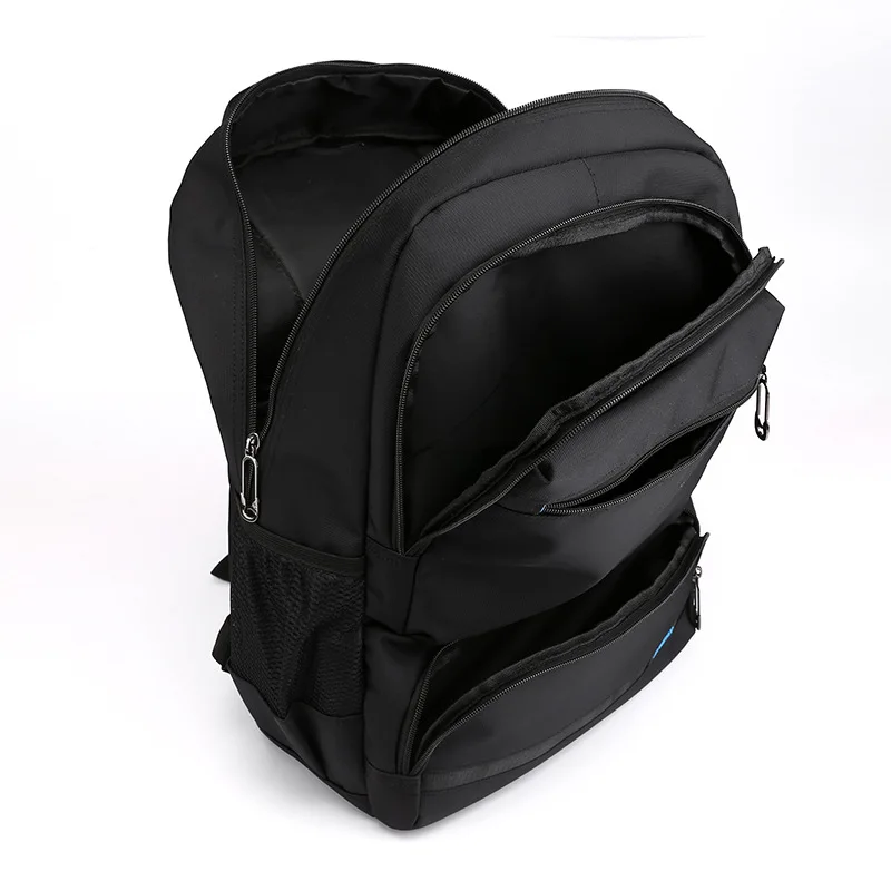 Мужской нейлоновый рюкзак для отдыха в студенческом стиле черный ноутбука 15 6
