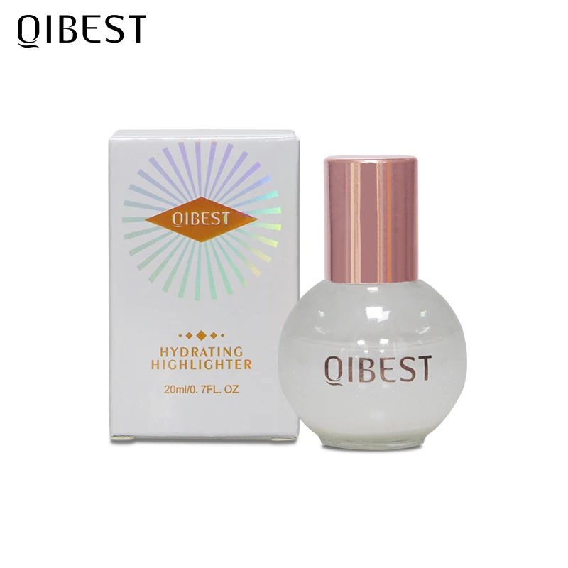 

QIBEST Liquid Highlighter Illuminator Contouring Brighten Makeup Primer Face Glow Glitter Shimmer Liquid Highlight Cosmetics