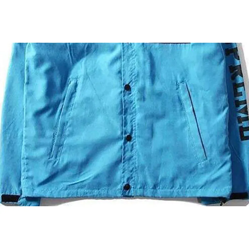 

Unisex hot street fashion brand flag jacket Su up joint 3M jacket with detachable cap men luminous windbreaker men coat jacket
