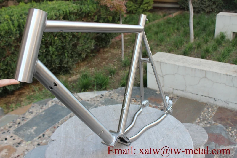 titanium MTB bike frame with sliding dropout Ti mtb Bafang gear box | Спорт и развлечения