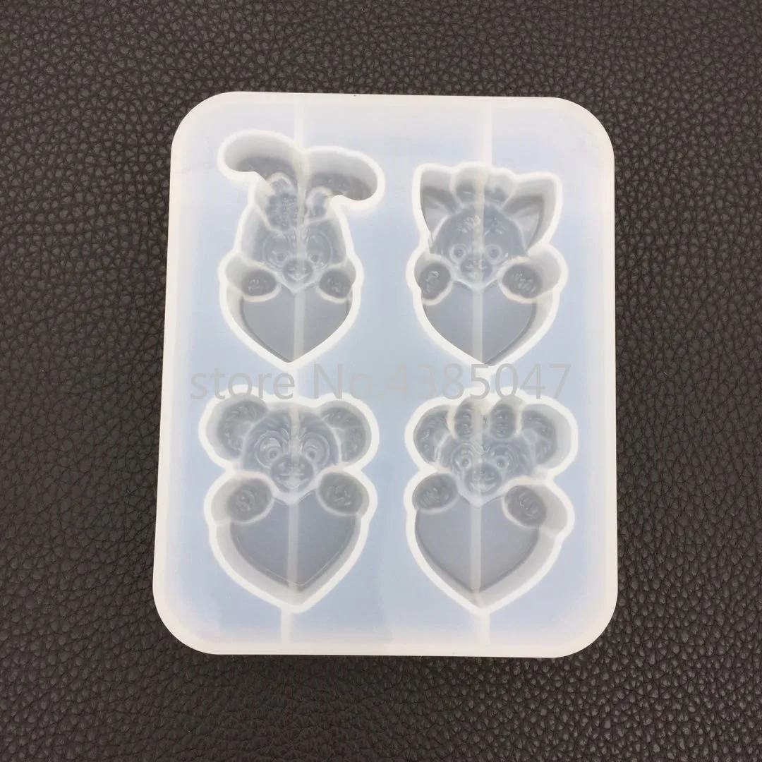 Различные медвежьи сахарные формы эпоксидная смола Ювелирная форма для