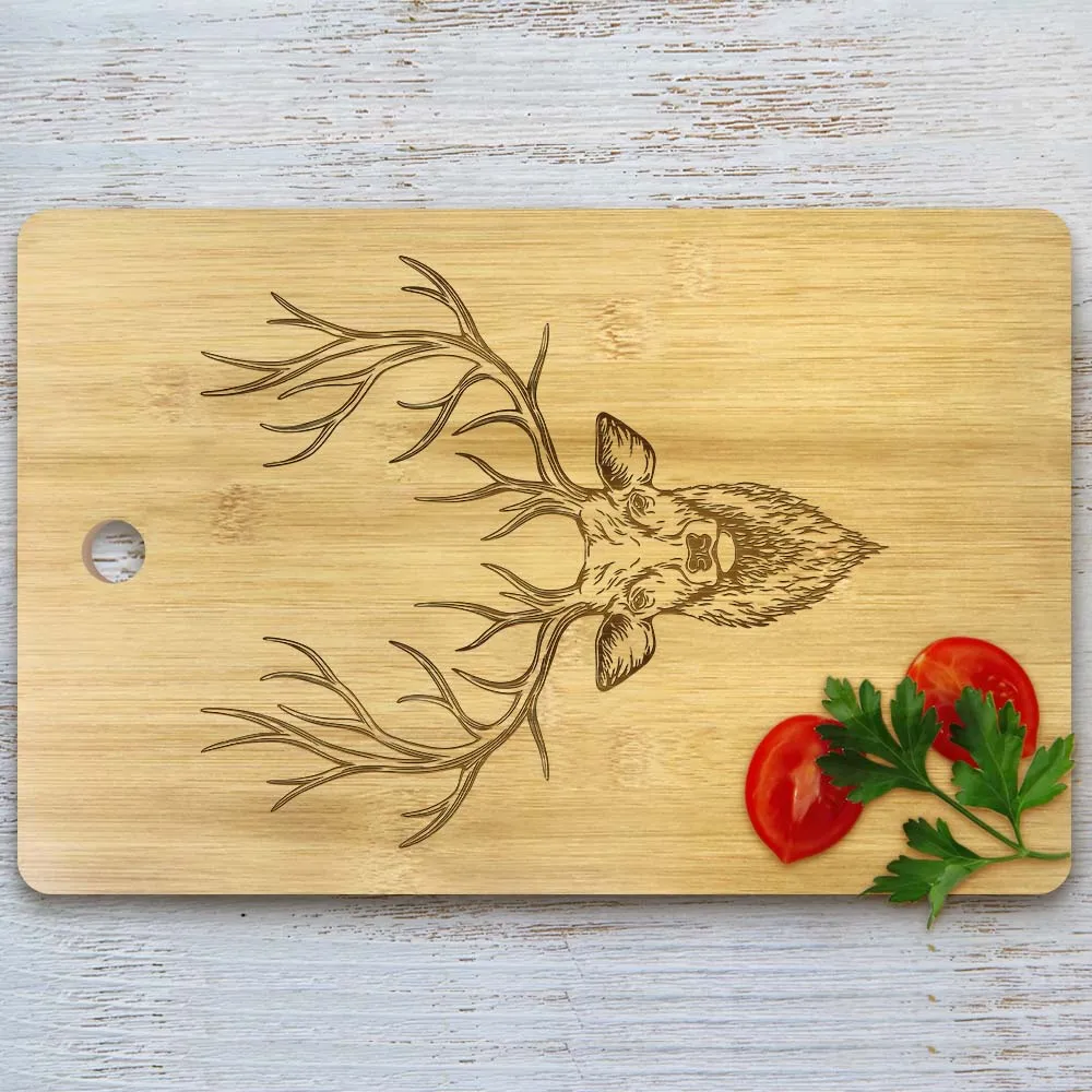 Сац оленя персонализированная искусственная разделочная доска разделочный блок