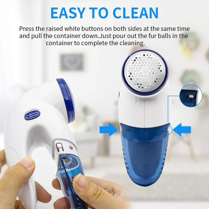 

Electric Lint Remover & Fabric Shaver, Small Home Stainless Portable Fuzz Remover for Fabric, Pet Hair,Clothes, Blanket