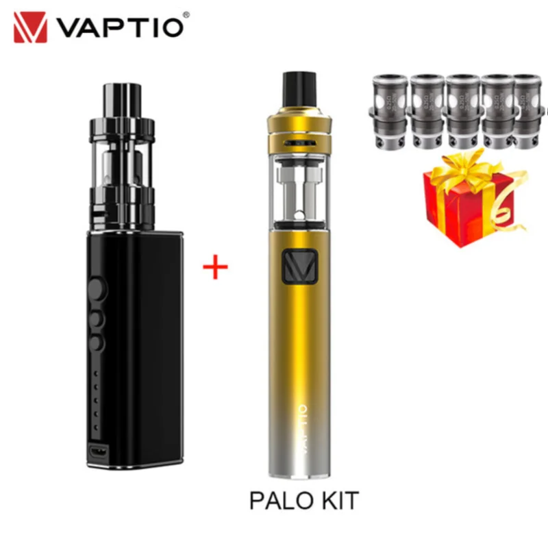 Vaptio P1 комплект Max 50 Вт электронная сигарета 2100 мАч Топ заполнения 2 мл Танк бокс