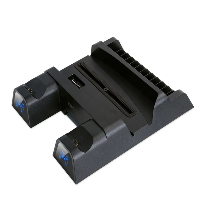 

2021 New Handle Seat Charging Disc Storage Rack Dual Controller Charger Bracket Host Cooling Fan Base For PS5 DE/UHD